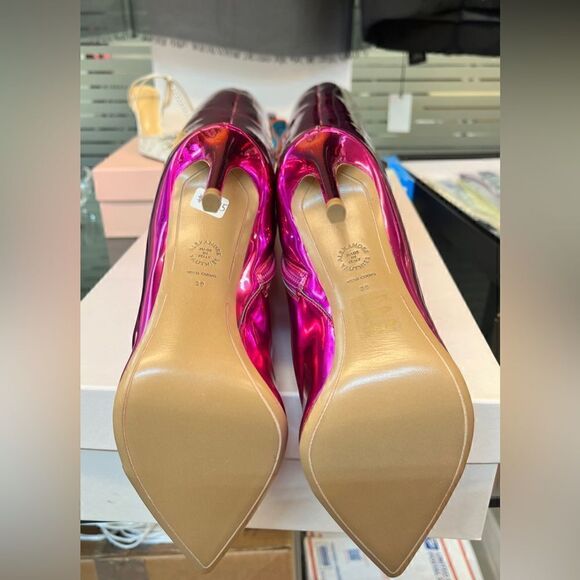 Alexandre Vauthier Metallic Mirrored Tall Pointed - Picture 15 of 15